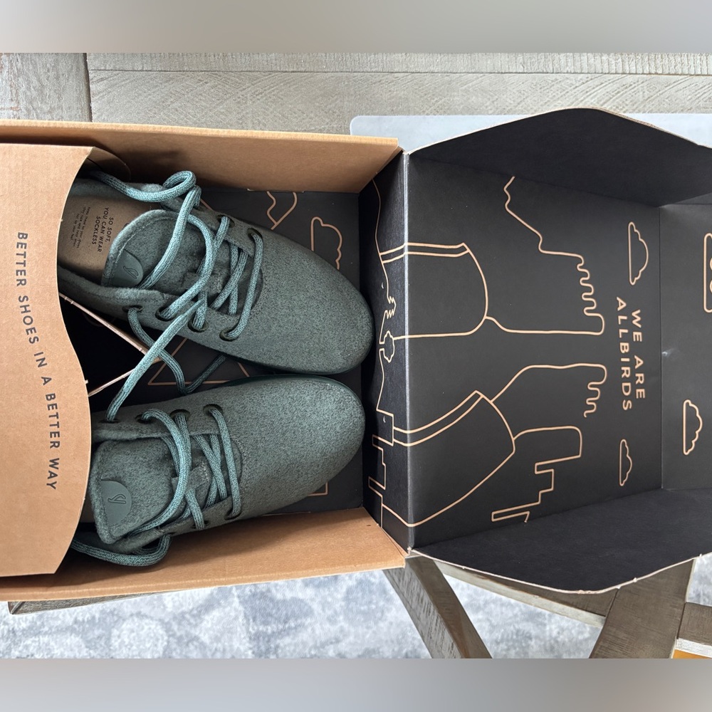 Allbirds Green Wool Sneakers